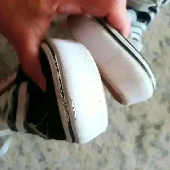 Vans Kids Sneakers - Black and Multicolor Checkered - Picture 7 of 15